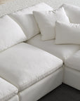 Aria 6 seater L-shaped corner sectional sofa