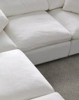 Aria 6 seater L-shaped corner sectional sofa