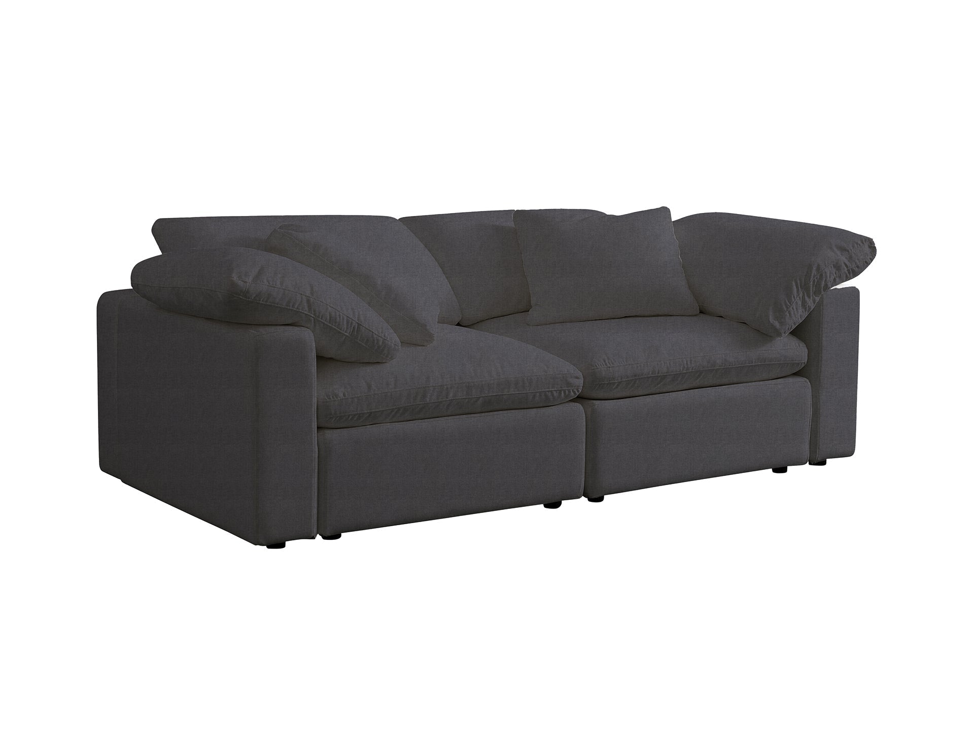Aria 3 seater linear sofa in stain resistant fabric