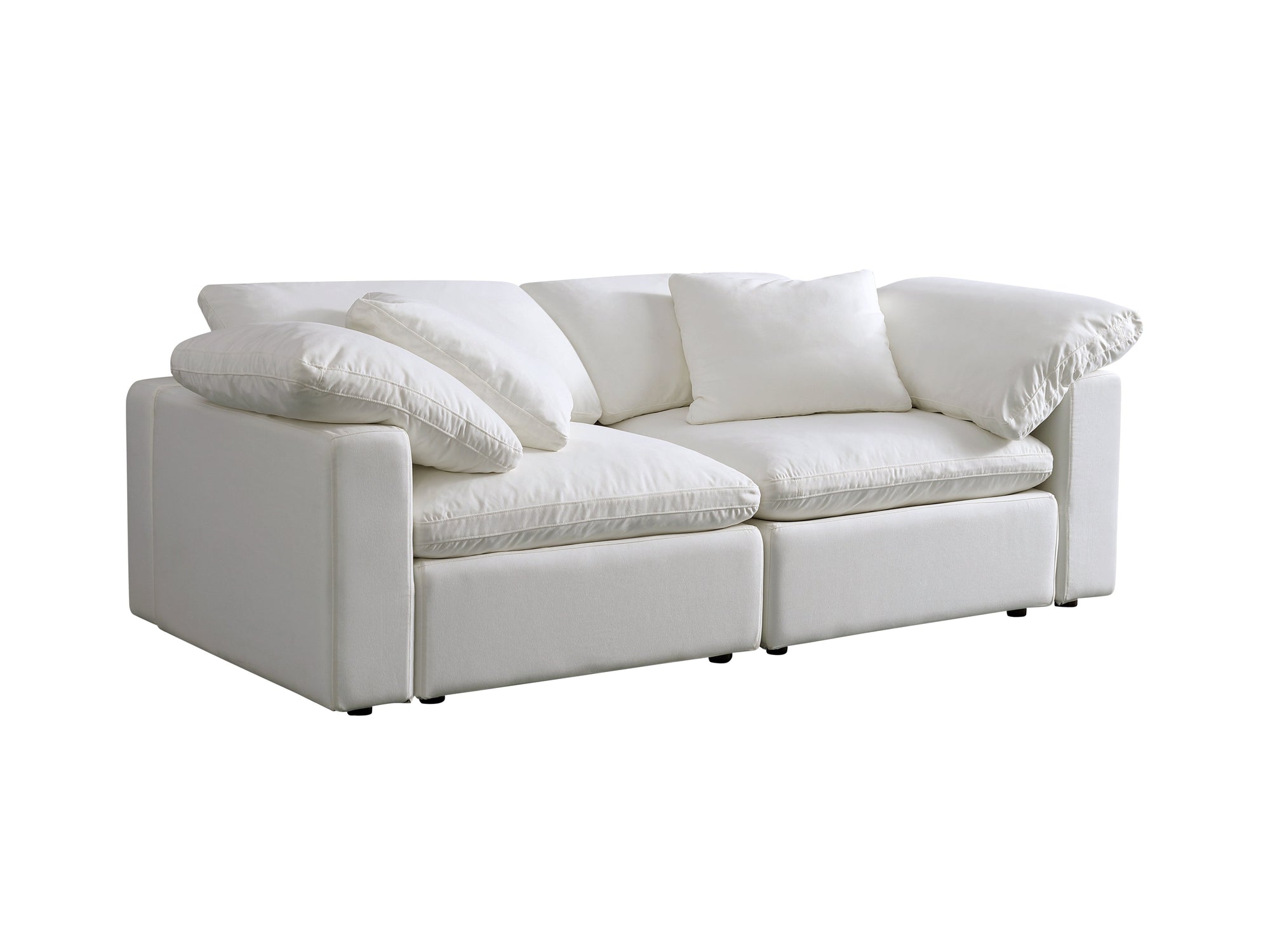 Aria 3 seater linear sofa in stain resistant fabric