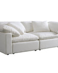 Aria 3 seater sectional sofa in stain resistant fabric