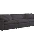 Aria 5 seater linear sofa in stain resistant fabric