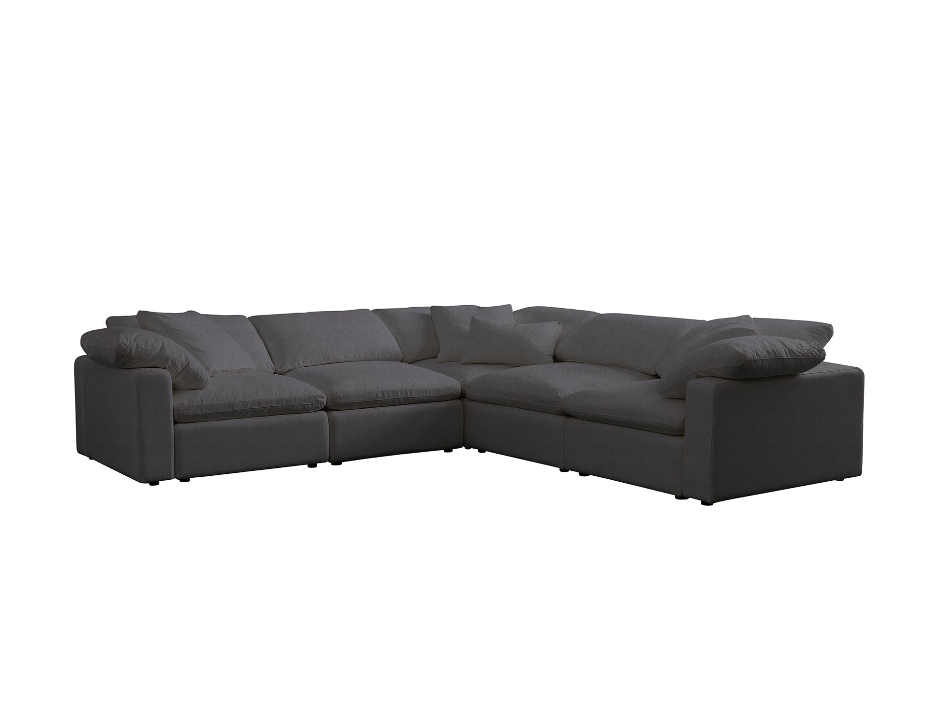 Aria 6 seater L-shaped corner sectional sofa