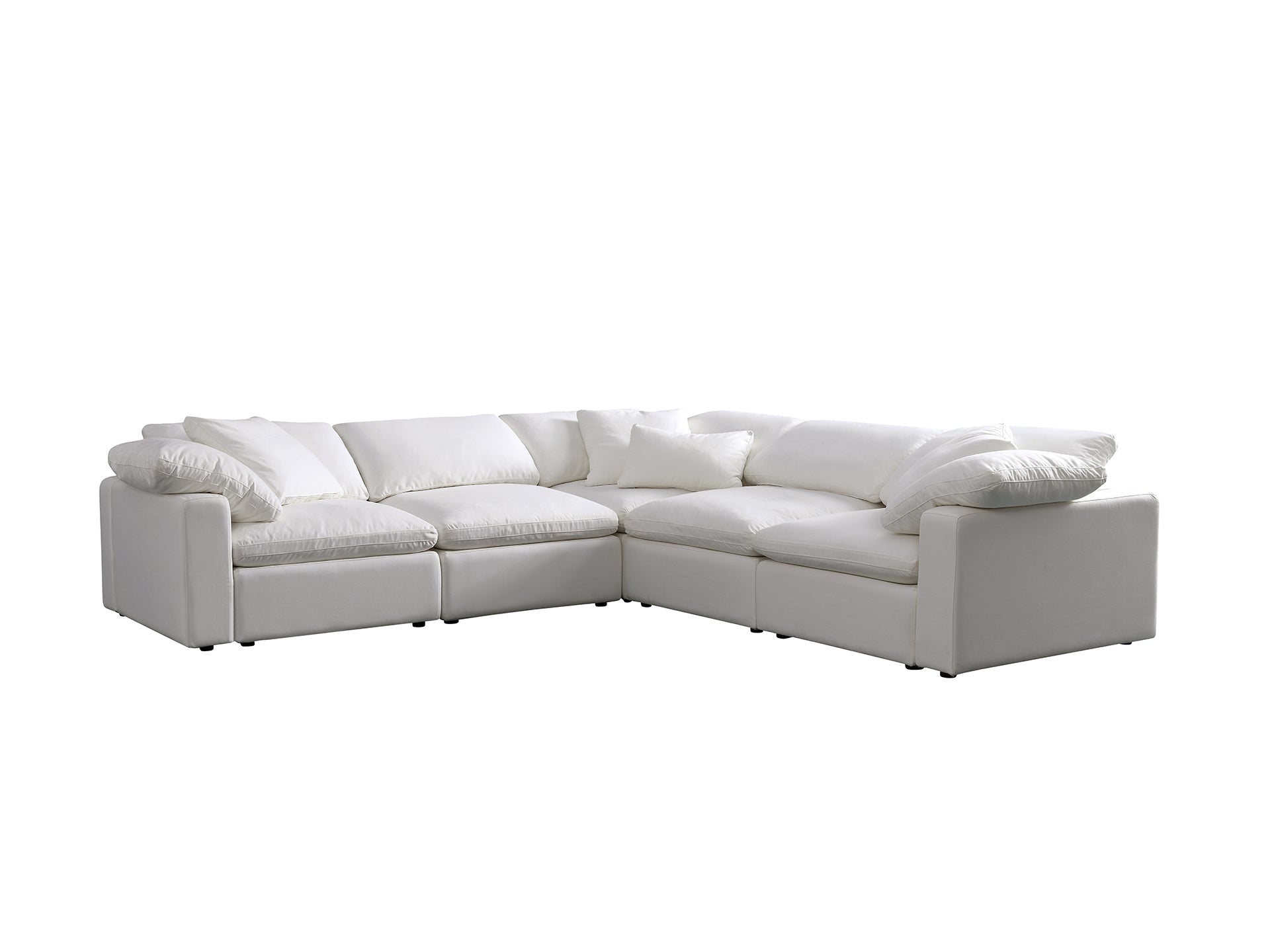 Aria 6 seater L-shaped corner sectional sofa