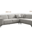 Brian 5 Seater L-shaped sectional sofa