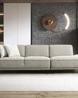 Brian 5 seater open-end sectional sofa