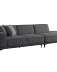 Brian 5 seater open-end sectional sofa