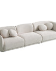 Carter 5 seater with gently curved backrest linear sofa