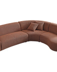 Chase 5 seater corner curved L-shape sofa