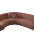 Chase 5 seater corner curved L-shape sofa