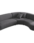 Chase 5 seater corner curved L-shape sofa