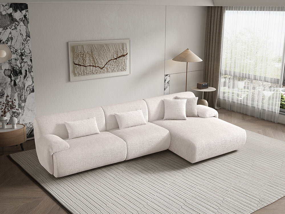 Eclipse 5 seater with chaise L-shaped sofa