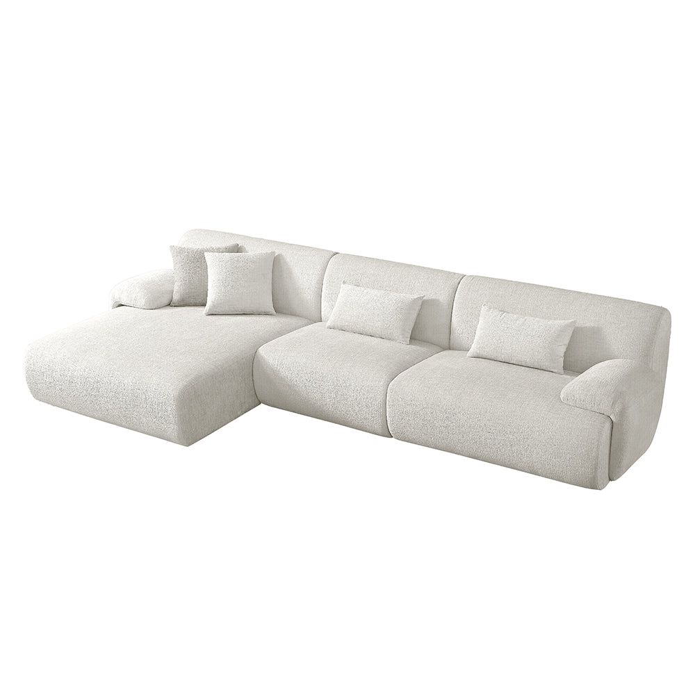 Eclipse 5 seater with chaise L-shaped sofa