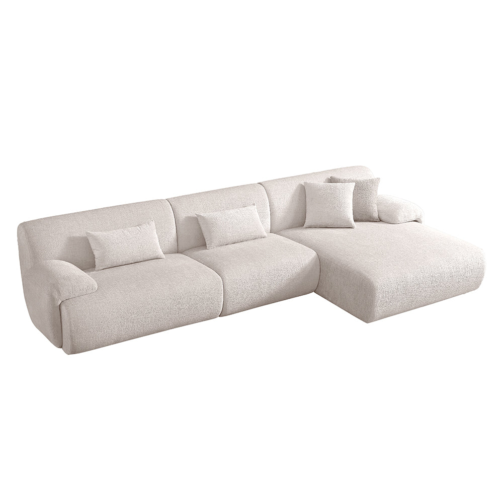 Eclipse 5 seater with chaise L-shaped sofa