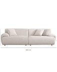 Eclipse 3 seater linear sofa