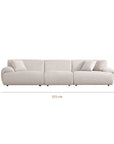 Eclipse 5 seater linear sofa
