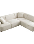 Elise Endurance fabric 5 seater corner L-shaped sofa