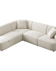 Elise Endurance fabric 5 seater corner L-shaped sofa