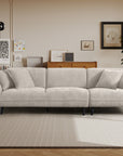 Huebert 5 seater sofa with movable backrest