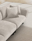 Huebert 3 seater sofa with movable backrest