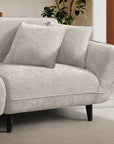 Huebert 3 seater sofa with movable backrest