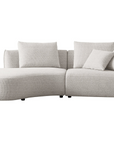 Lorraine 3-seater sectional sofa with curved chaise