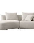 Lorraine 3-seater sectional sofa with curved chaise