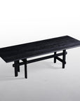 Miles - Solid Black Ash Wood Dining Table