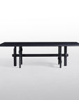 Miles - Solid Black Ash Wood Dining Table