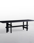Miles - Solid Black Ash Wood Dining Table