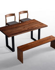 Rowan Dining Set with Jaymus Chairs and Dorset Bench