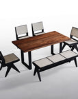 Rowan Dining Set with Scott Chairs and Bench