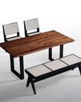 Rowan Dining Set with Scott Chairs and Bench
