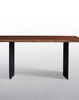 Tyson - American Black Walnut Dining Table with solid Metal Legs