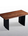 Tyson - American Black Walnut Dining Table with solid Metal Legs