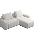 Valarie 3 seater and chaise L-shaped sofa
