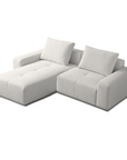 Valarie 3 seater and chaise L-shaped sofa