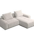 Valarie 3 seater and chaise L-shaped sofa