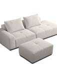Valarie 3 seater open-end sofa with ottoman