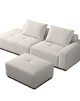 Valarie 3 seater open-end sofa with ottoman