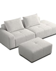 Valarie 3 seater open-end sofa with ottoman