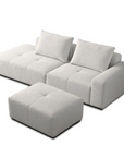 Valarie 3 seater open-end sofa with ottoman