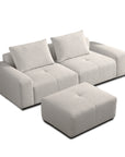 Valarie 3 seater linear sofa and ottoman