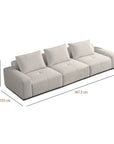 Valarie 5 seater linear sofa