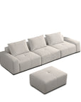 Valarie 5 seater linear sofa with ottoman