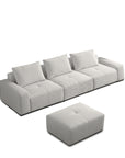 Valarie 5 seater sectional sofa with ottoman