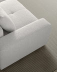 Valarie 5 seater L-shaped sofa with chaise and ottoman