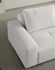 Valarie 5 seater L-shaped sofa with chaise and ottoman