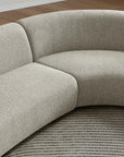 Chase 5 seater corner curved L-shape sofa