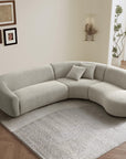 Chase 5 seater corner curved L-shape sofa